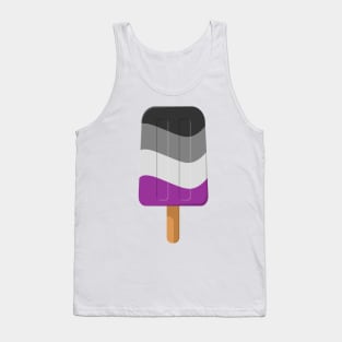 Asexual Pride Flag Ice Pop Vector Tank Top